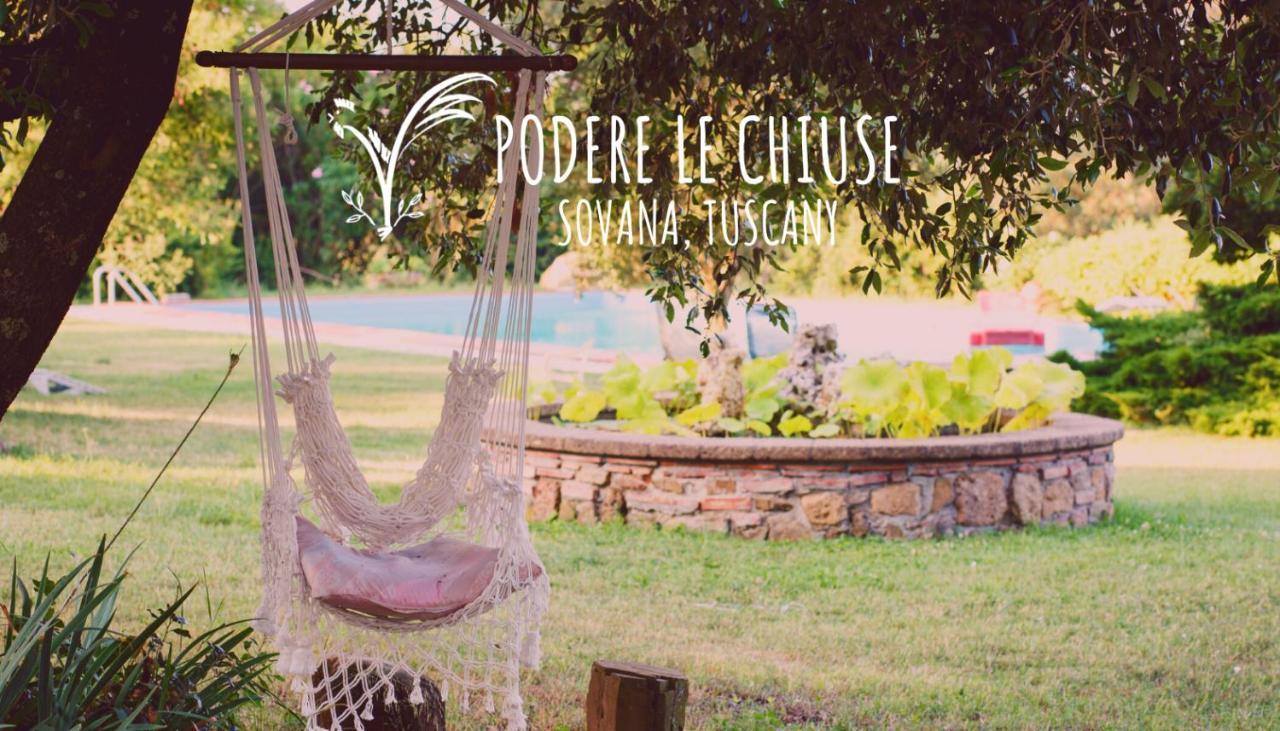 Podere Le Chiuse Sovana Buitenkant foto